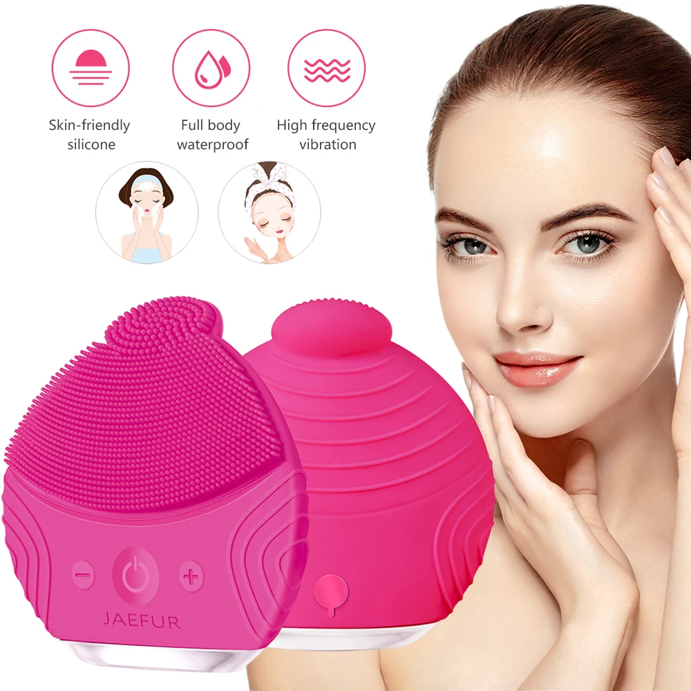 

High Quality Electric Facial Cleansing Brush Waterproof Massager Rechargeable Anti Aging Face Skin Beauty Tool Portable