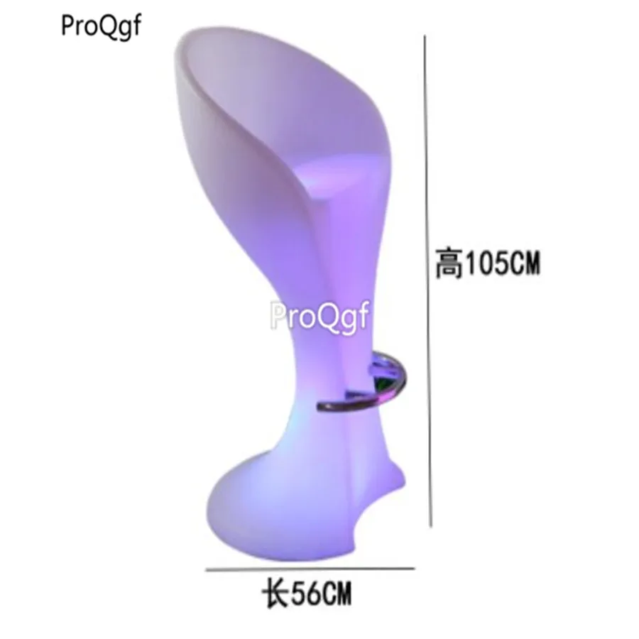 Ngryise 1 комплект светодиодный барный стул KTV Сияющий случайный цвет