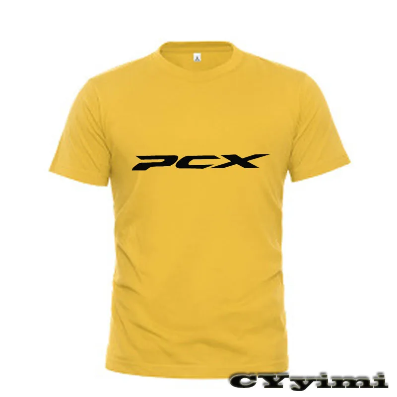 Per Honda Pcx 125 150 Pcx125 Pcx 150 T Shirt Uomo Nuovo Logo T-Shirt 100% Cotone Estate Manica Corta Girocollo Tees Maschio