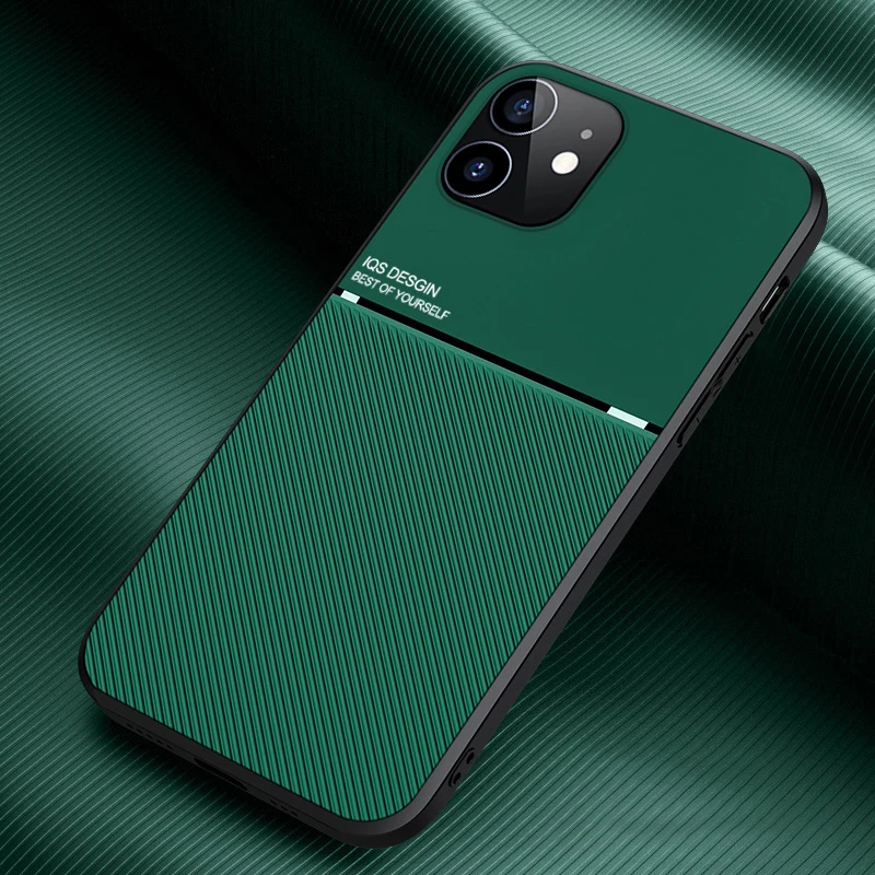 Роскошный чехол для телефона с магнитным замком iPhone 12 11 Pro Max ультра тонкий