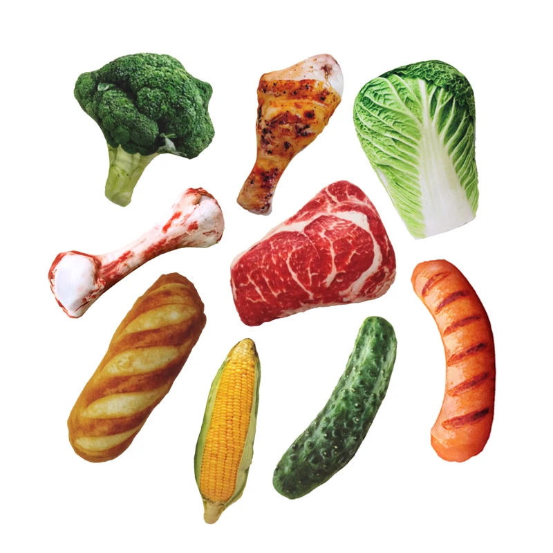 Canvas Dog Cat Toy Simulazione Potato Salsiccia Bone Design Dog Peluche Per Cani Di Piccola Taglia Per Cani Gioco Divertente Accessori Per Cuccioli