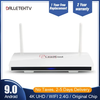 

Leadcool Smart TV Box Android9.0 Amlogic S905W Quad-Core 2.4G Wifi HDMI 2.0 1g/2g ddr3 Full HD 1080 Android Set-Top Box leadcool