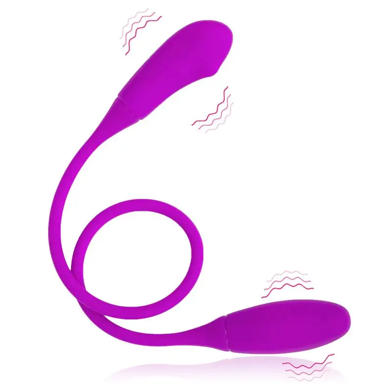 Двойной вибратор водонепроницаемый массажер USB зарядка беспроводной двойной