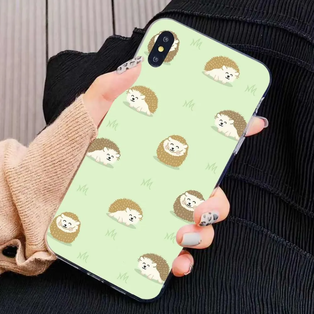 Для iPhone 11 Pro 4 4S 5 5S SE 5C 6 6S 7 8X10 XR XS Plus Max для iPod Touch мягкий чехол животное ребенок Ежик