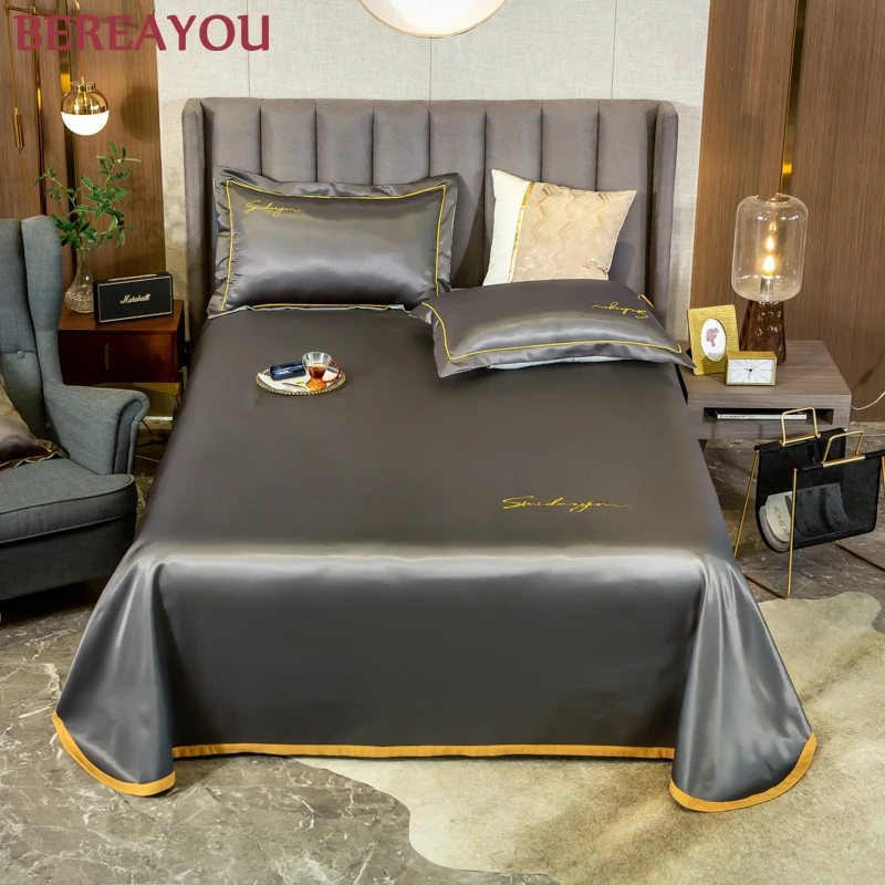 Комплект постельного белья из 3 предметов Шелковый коврик летняя Складная