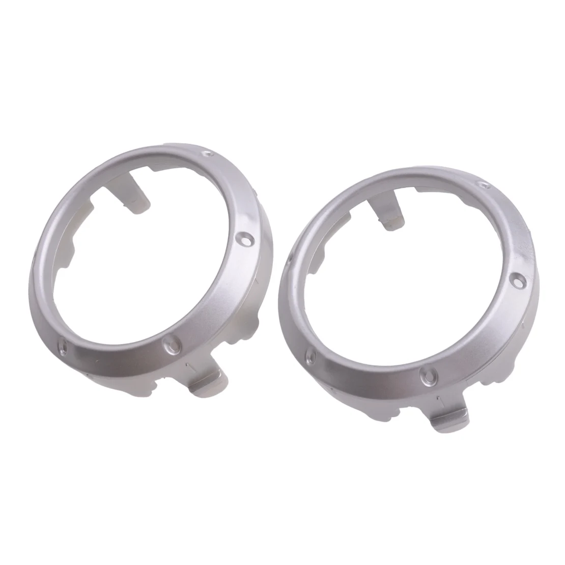 

2Pcs Silver Front Fog Light Lamp Cover Frame Bezel Ring Fit for Toyota Highlander 2004 2005 2006 2007