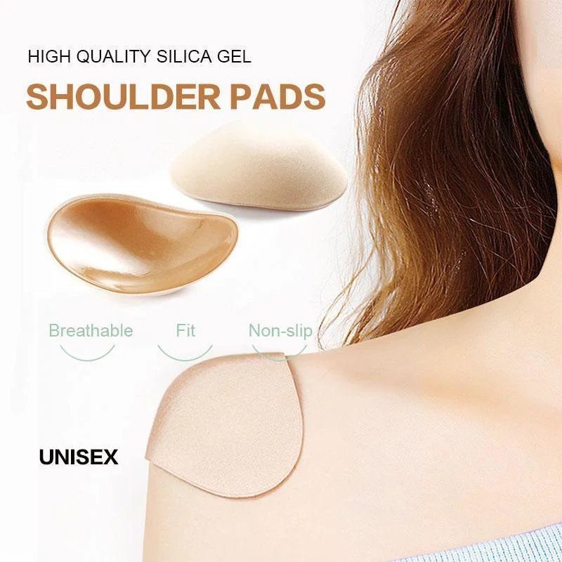 1pair Naturally Soft Antislip Shoulder Pads Silicone Shoulder Anti