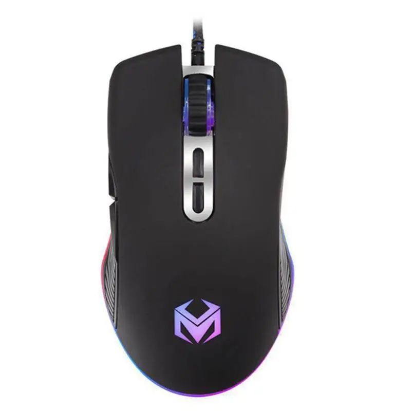 M12 программируемый проводной 7 кнопок 3200 dpi оптическая RGB подсветка игра USB Проводная мышь компьютерная мышь