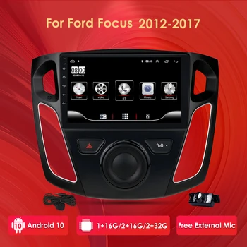 

4G Android 10 2GB RAM 32GB ROM Car DVD GPS Navigation Multimedia Player For ford focus salon 2012-2015 Auto Radio GPS Navigation