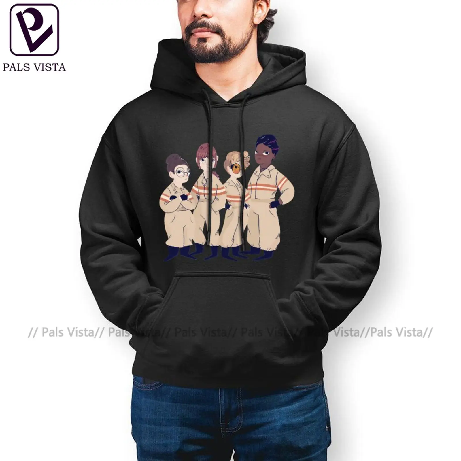 

Fashion Ghostbusters Ghostbusters Hoodie Cotton Autumn Hoodies Long Loose Pullover Hoodie Big Mens