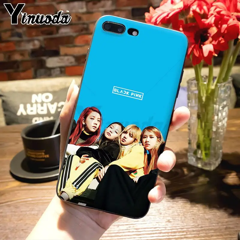 Yinuoda чехол для iphone 11 11pro max funda черный розовый черный k-pop kpop girl group чехол для телефона для iphone 8 7 6 6S Plus X XS MAX XR 5 5S SE 5C Чехол