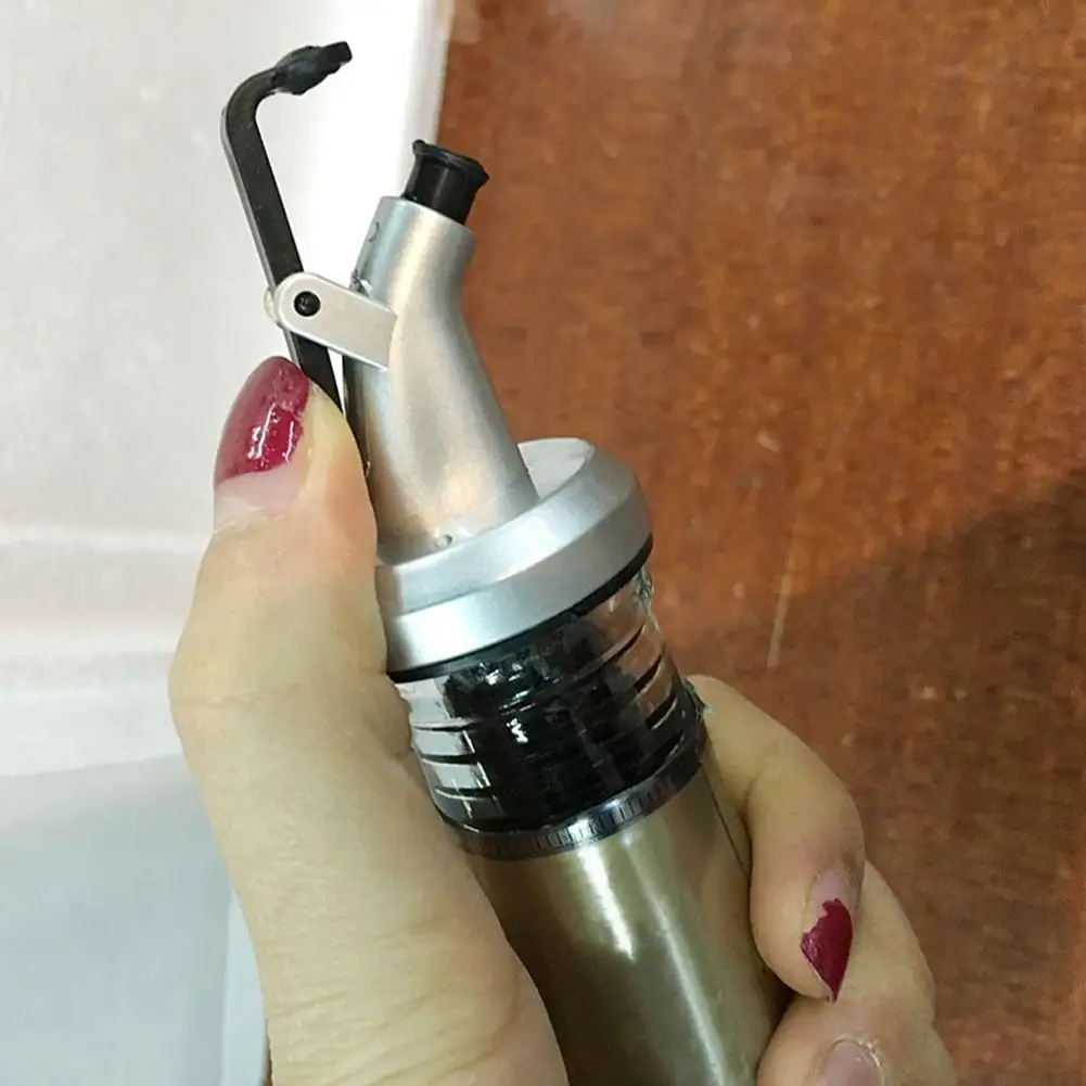 

Oil Sauce Vinegar Bottle Flip Cap Stopper Dispenser Pourer Faucet Kitchen Tool