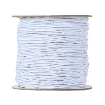 

100m/Roll Round Cord String Thread Elastic Band String Cord for DIY Bracelets Jewelry Mask Making Accessories