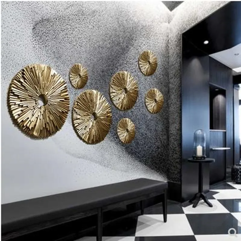 Простые современные креативные настенные украшения вешалки для гостиной