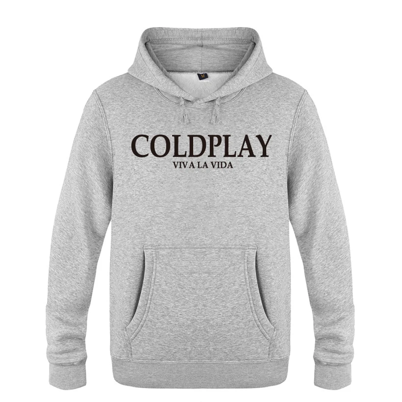 Viva la vida-COLD PLAY Coldplay Rock толстовки мужские мужские с капюшоном флисовый пуловер толстовки - Цвет: HUIY HET