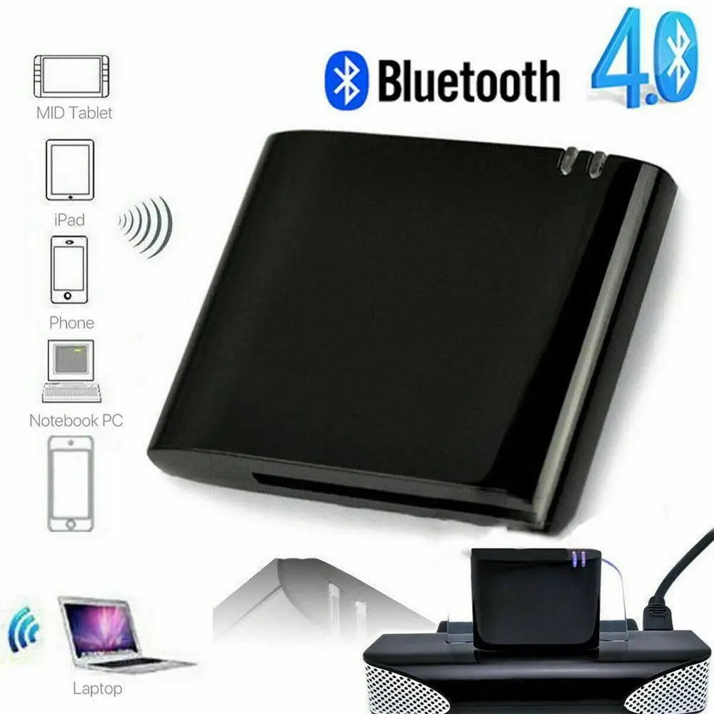 Контактный мини Bluetooth приемник и музыкальный разъем для iPod iPhone динамик Bluetooth музыкальный приемник аудио адаптер