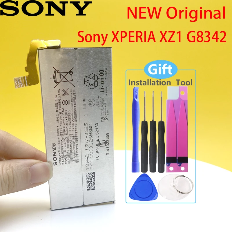 Sony Xperia XZ1 G8341 G8342 G8343 Dual F8342 SO 01K 100% оригинальный аккумулятор LIP1645ERPC 2700