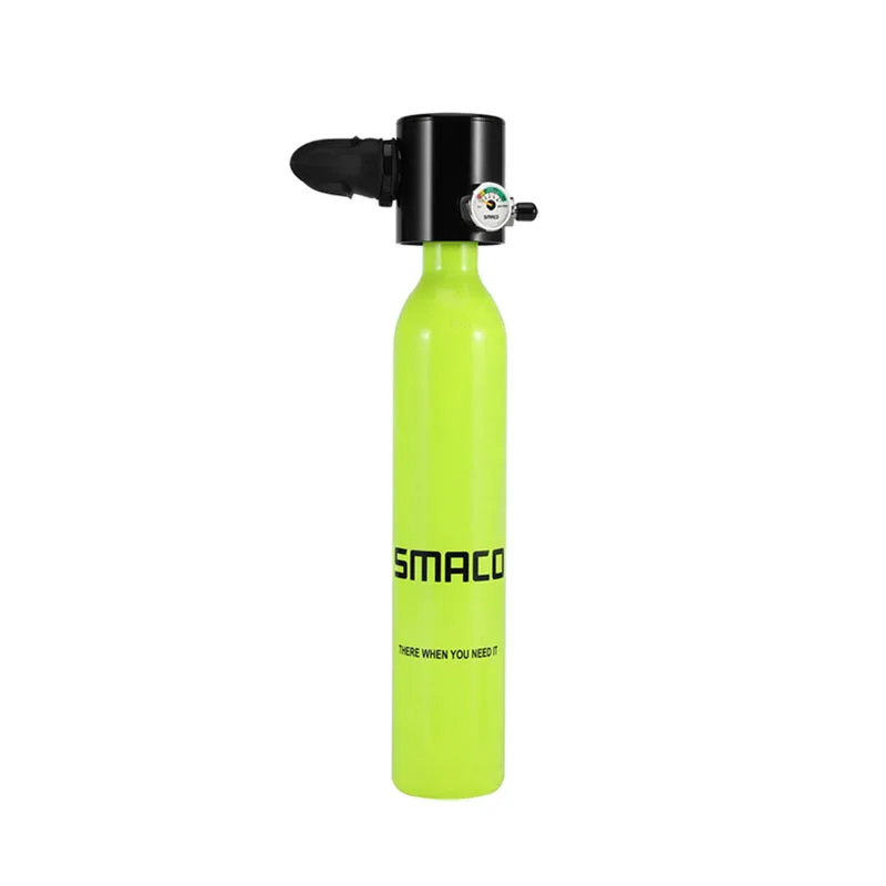 SMACO 0.5L оборудование для дайвинга мини дайвинг цилиндр Воздушный бак клапан респиратор коробка для подводного плавания Подводные дыхательные комплекты - Цвет: Diving oxygen tank
