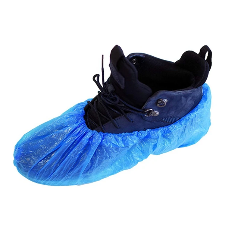 

3 Packs of 100 pcs (300 pcs)standard overshoes by - Disposable shoe covers protection - Waterproof - Embossed floor carpet prote