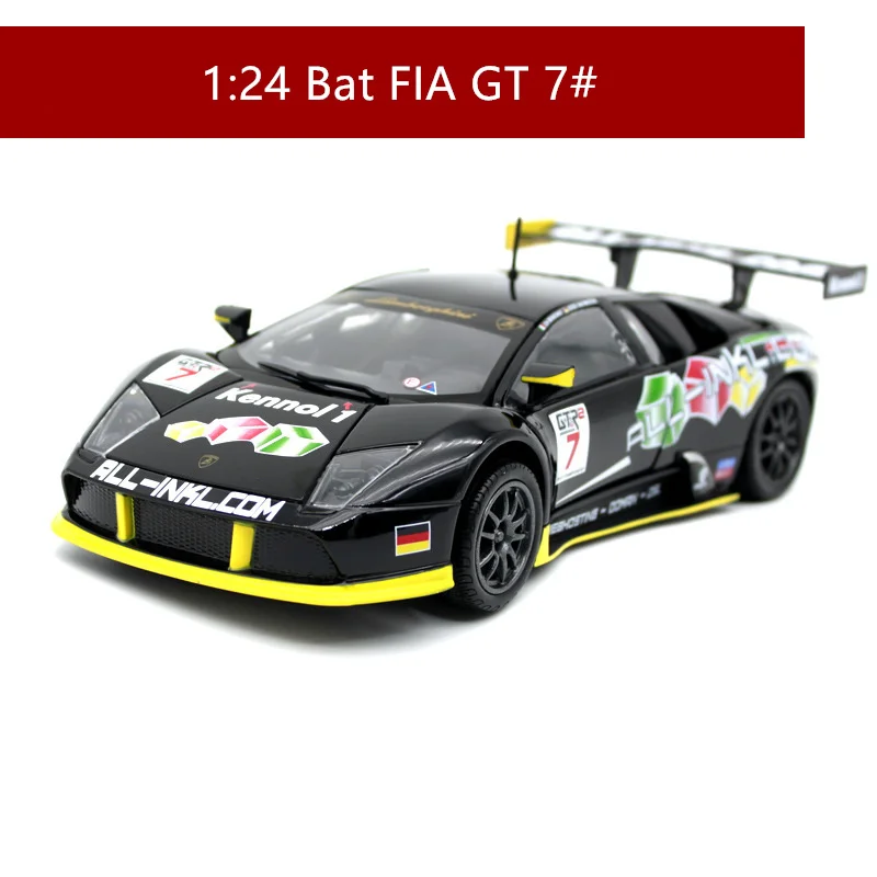 Bburago 1:24 Bentley Континентальный GT3 моделирование сплава Модель автомобиля ремесла украшения коллекция игрушка инструменты подарок - Цвет: GT 7