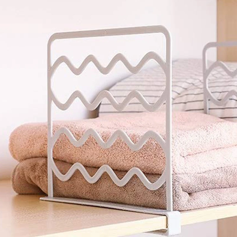  Closet Shelf Divider and Separators for Wood Shelves Kitchen Cabinets and Libraries Closet Clothes  - 4000397687105