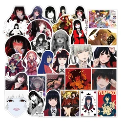 Japanese Anime Kakegurui Stickers Pack Cartoon Kawaii Graffiti Cute Kpop Manga Laptop Notebook Skateboard Moto Helmet Kids Toys