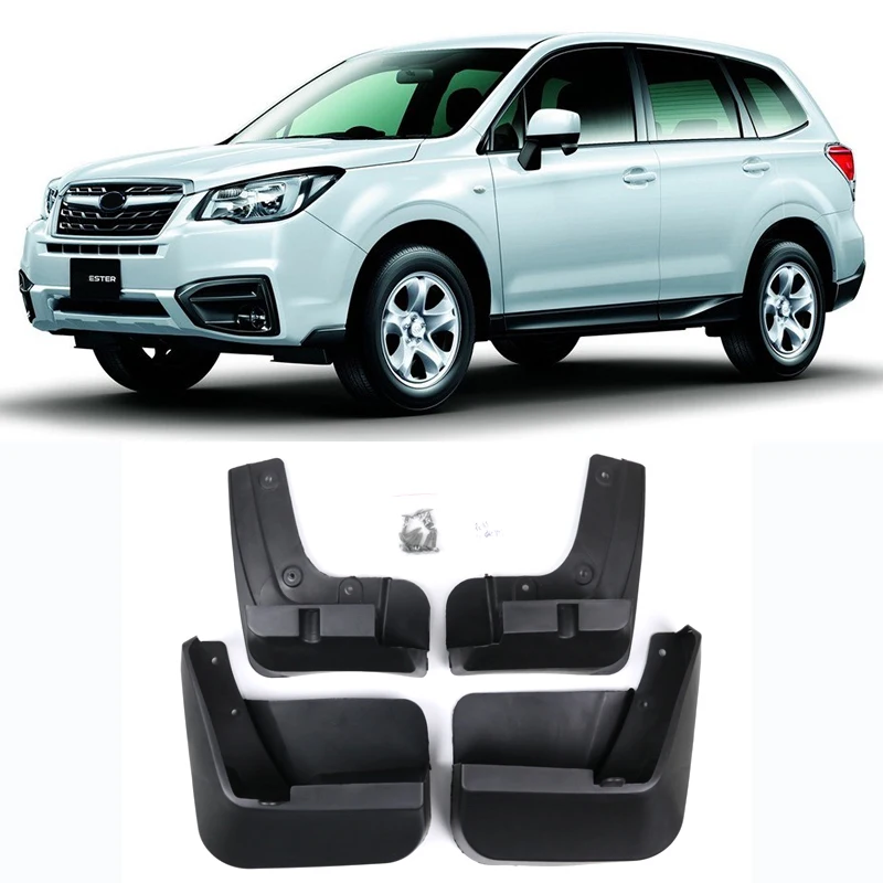 Для Subaru Forester SJ- литых автомобильных брызговики ЛОСКУТ крыло брызговиков спереди и сзади