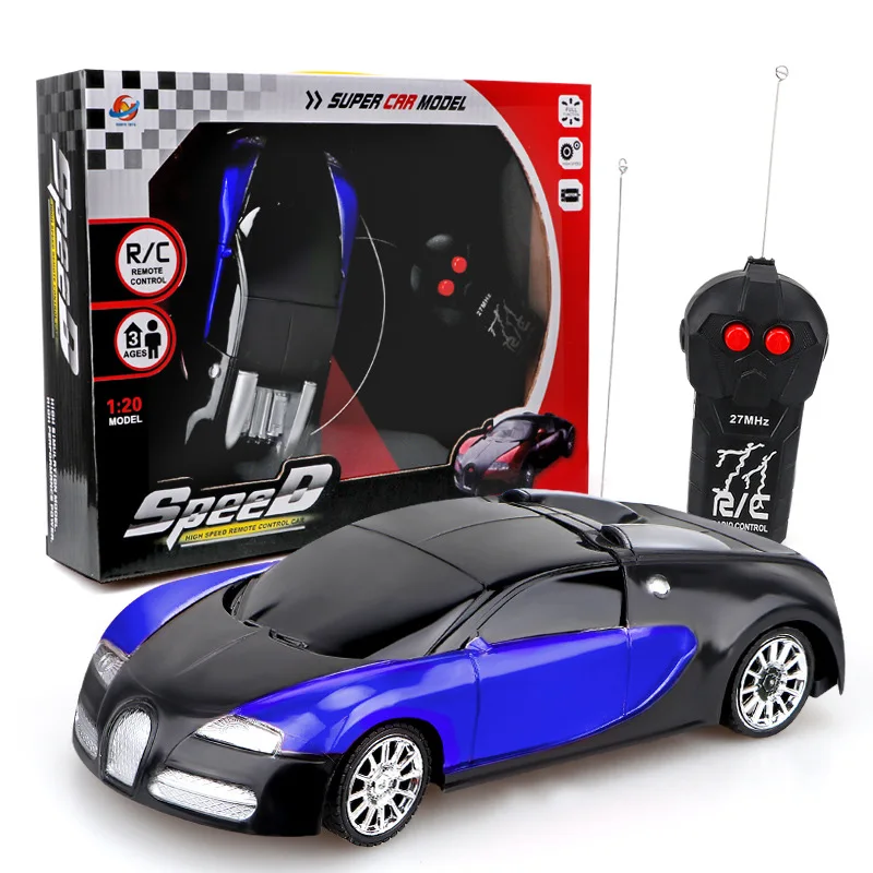 

Children's Remote Control Car Toy Two Way Mini Light Racing Car