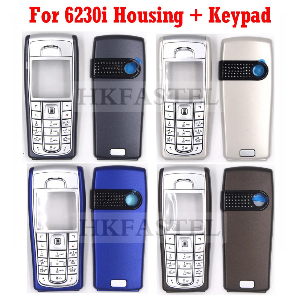 5А высококачественный корпус для Nokia 6230i новый полный мобильный телефон чехол с