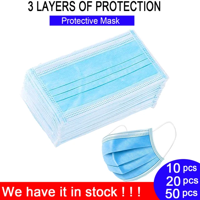 US $8.48  Sale Disposable Protective Mouth Mask Anti Dust Cold Windproof Antivirus Bacteria Proof flu Breatha