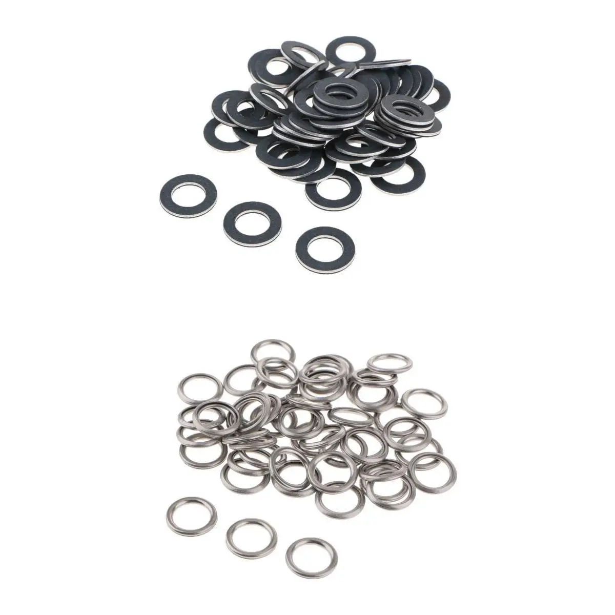 100x Oil Drain Plug Crush Washer Gaskets For Toyota 9043012031,35178-30010
