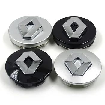 

4pcs 57mm 60mm car Wheel Center Hub Cap Emblem logo car wheel Dust-proof covers Badge for Renault Car Styling car accessories
