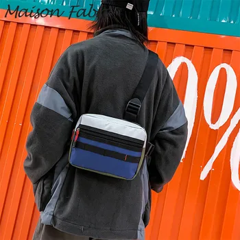 

Maison Fabre Multifunction Bag Travel Men Women Canvas Crossbody Bag Phone Large Capacity Single Shoulder Bag Zipper Handbags