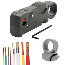 Didihou alicate de descascamento automático multifuncional fio stripper fio cabo ferramentas descascamento ferramenta de friso com chave hexágono