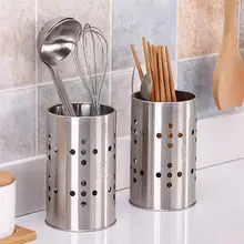 Диаметр держатель для палочек из нержавеющей стали посуда цилиндр столовые приборы Подставка для хранения посуды
