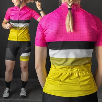 

Cycling Jersey Sets Women's Cycling Jersey Bib Short Suit Breathable Bike Clothing Road Bicycle Uniform Ropa Maillot Ciclismo