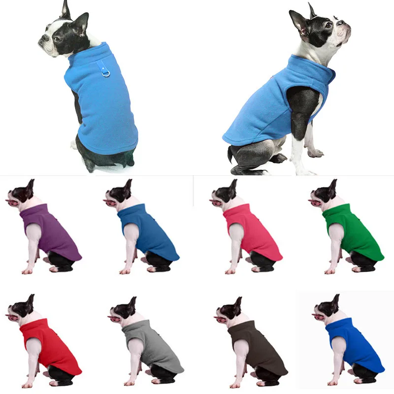 

Pet Clothes For Dogs Clothes 8 Colors Warm Coat Vest Spring Autumn Coats Jackets For Small Dogs Husky Bulldog Dogs Pets Clothing