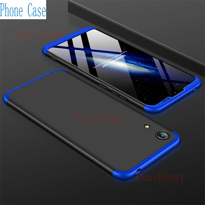 C Чехол для huawei Honor 8A JAT L29 LX3 LX1(без отверстия) Etui 360 градусов полный защитный чехол для Honor A8 JAT-L29 JAT-LX3 JAT-LX1 - Цвет: C