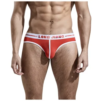 

Brand Mens Underwear Bikini Gay Underwear Sexy Mens String Bikini Briefs Slip Cotton U Convex Size Cuecas Calzoncillos Hombre