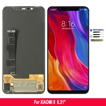 

HD IPS LCD Screen For Xiaomi 8 Mi 8 MI8 LCD Display Digitizer Touch Screen Replacement Phone Parts 6.21inch