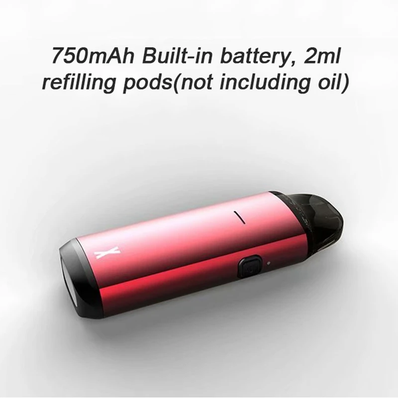 Горячая XD-Mrpod X электронная сигарета стартовый набор 750 мАч 2 мл стручок Vape картридж 1.0Ohm сменные катушки ручка