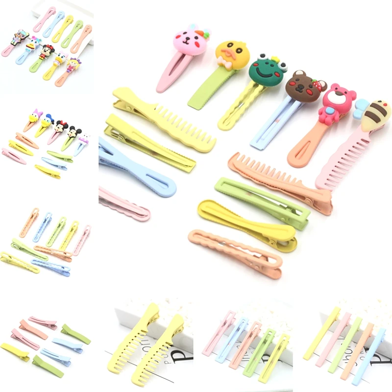 

5 exquisite fashion ladies frosted metal hairpins children's hairpins headdress tie clips DIY jewelry clothing accessories acces