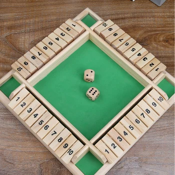 

Four-person Digital Game Toys For Children Adult Wooden Math Toys Leisure and Entertainment Party Games