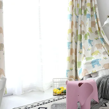

Xingxing Xiangrong Curtain Children's Curtain Polyester-Cotton Printed Curtain High Shading