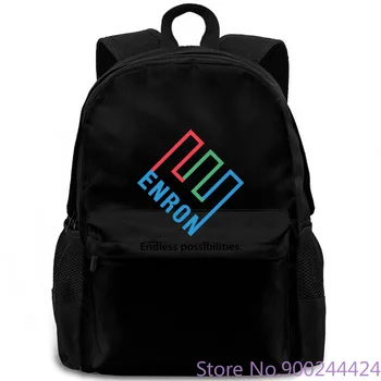 

Enron White Endless Possibilities S-3XL Paul Rand Print Man Short Men High Quality backpack