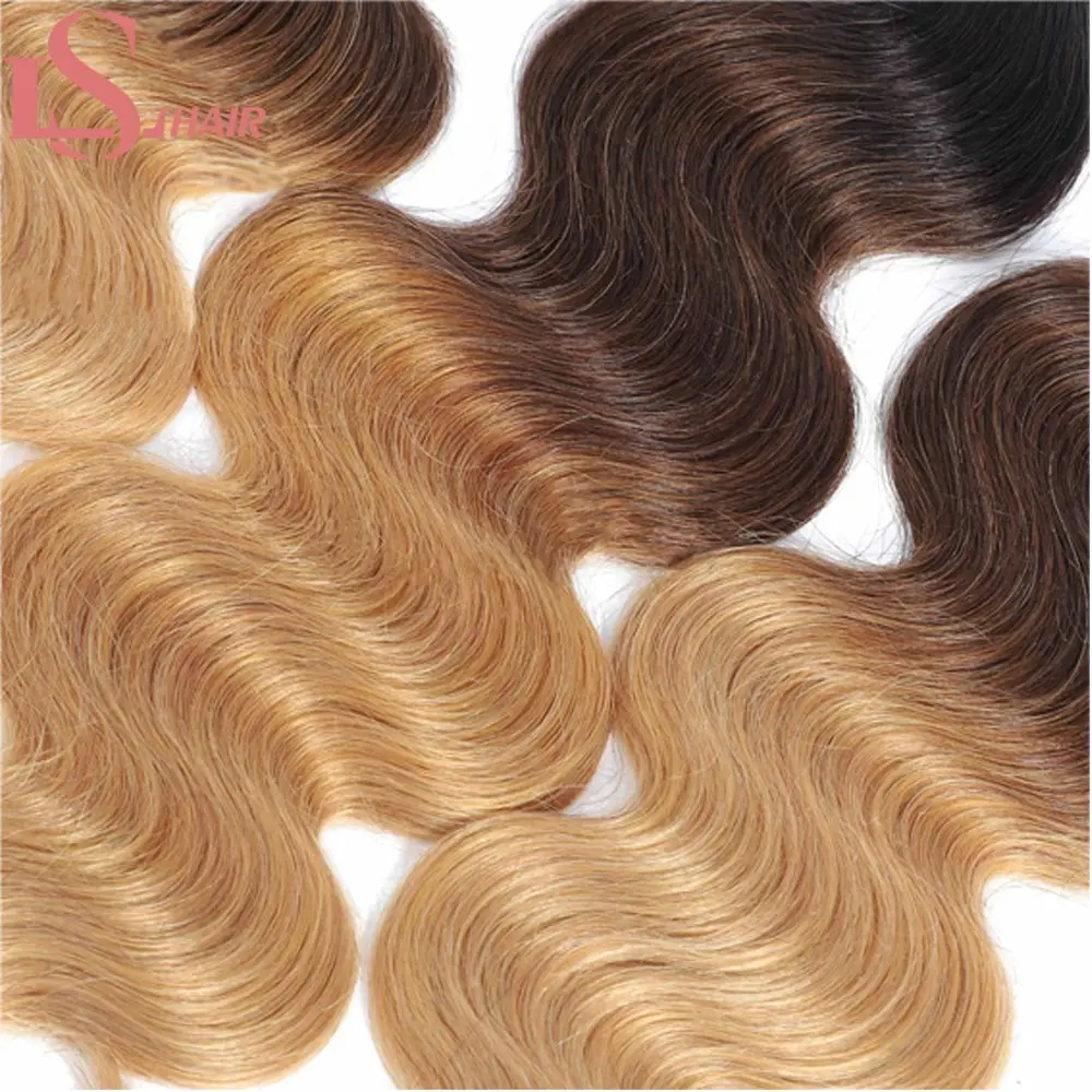cabelo 3 4 pacotes com fechamento loira