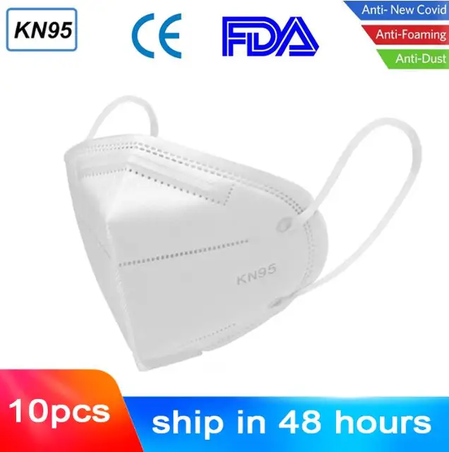 US $17.99  10pcs Fast shipping KN95 prevent virus antivirus Masks Anti-dust virus Safety PM2.5 protective mask