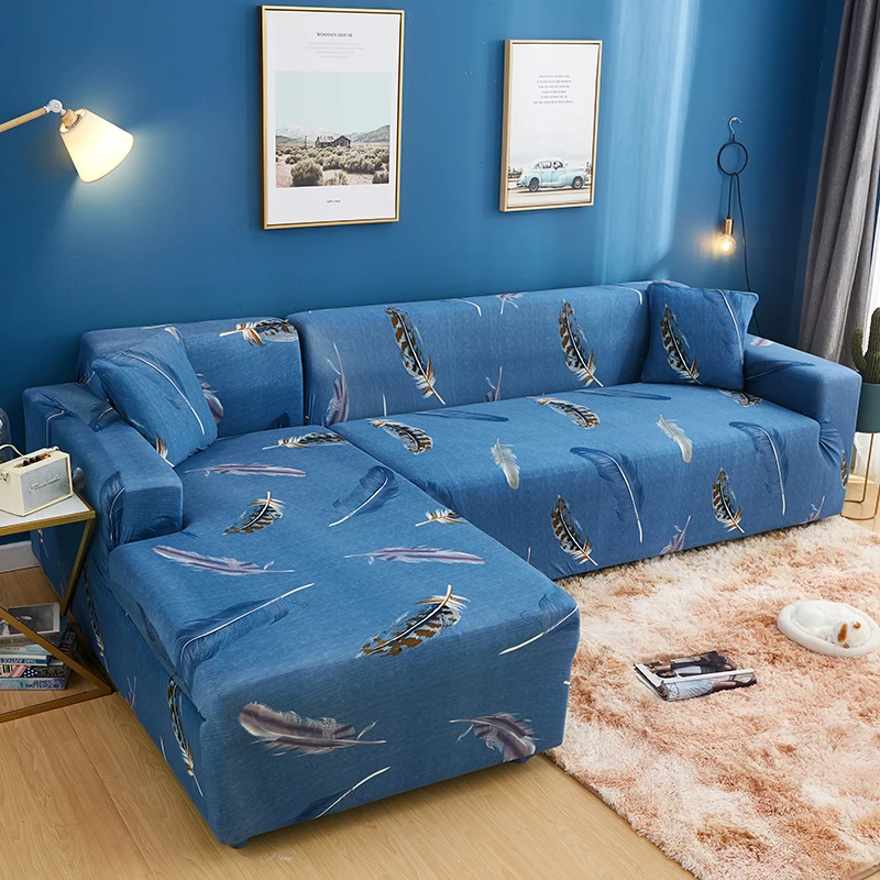 Эластичный Хлопковый чехол для дивана чехлы угловой секционного l образные Чехлы