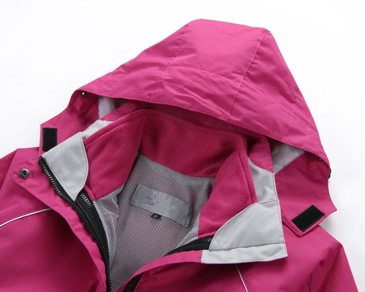 Женская флисовая куртка водонепроницаемая софтшелл Windstopper 3 в 1 весна-осень ветровка тактическая Женская походная дождевик