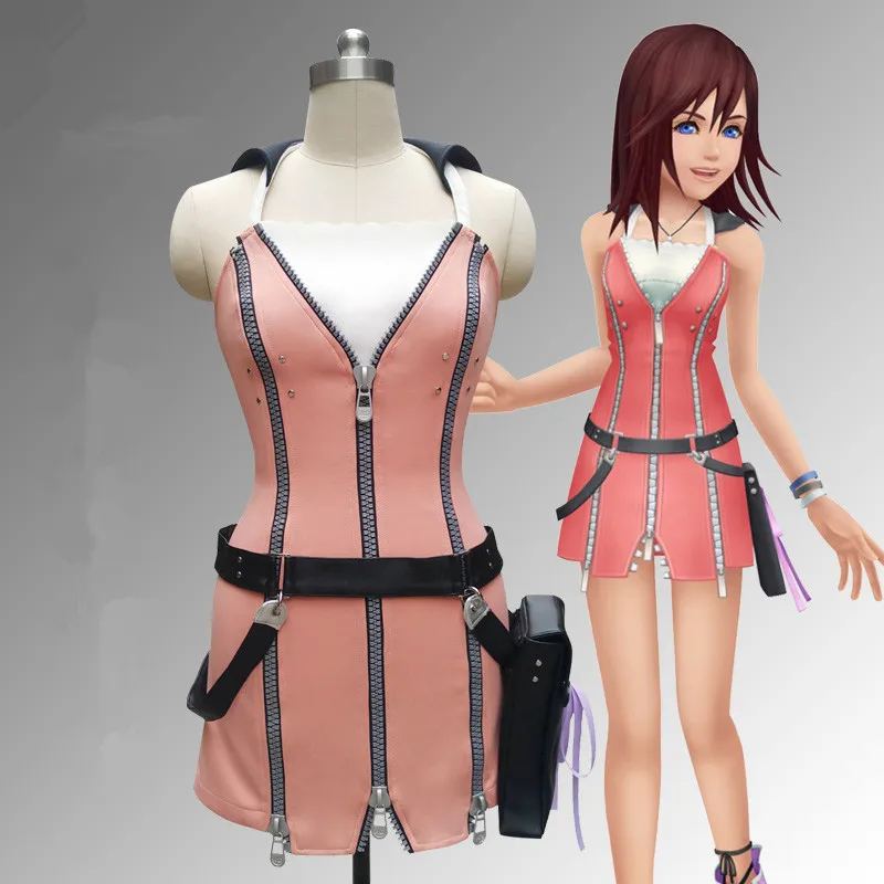 Аниме Cool Kingdom Hearts Kairi Косплей костюмы на Хэллоуин